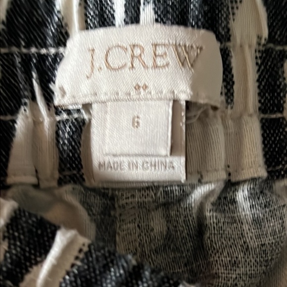 J Crew LINEN Pull on Pants Size 6 - Picture 6 of 7